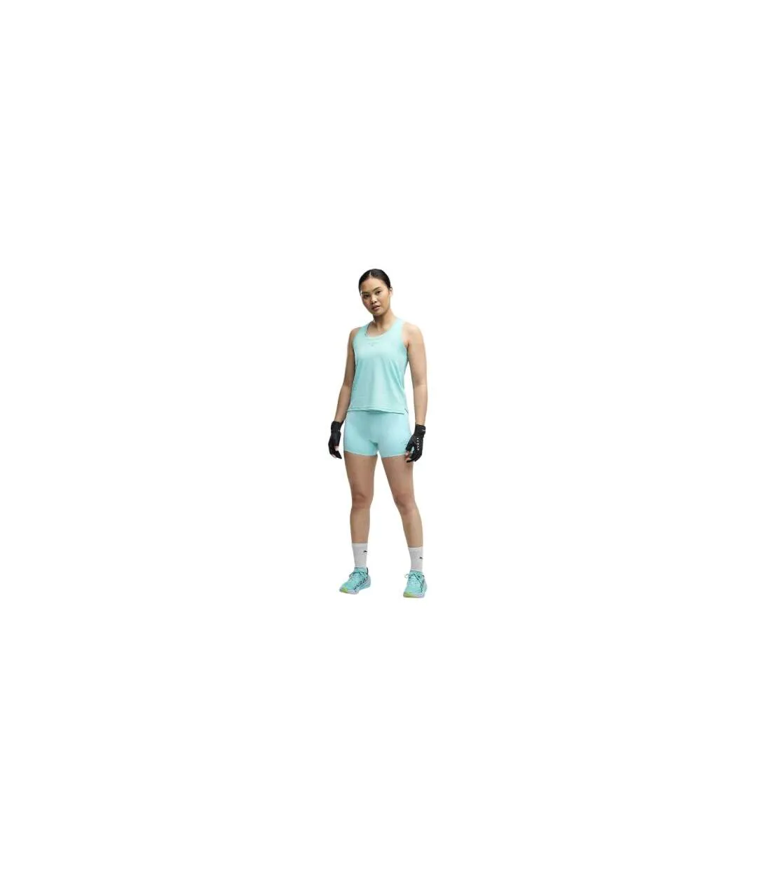 Womens/ladies Hyrox Performance Tank Top Mint Puma-1