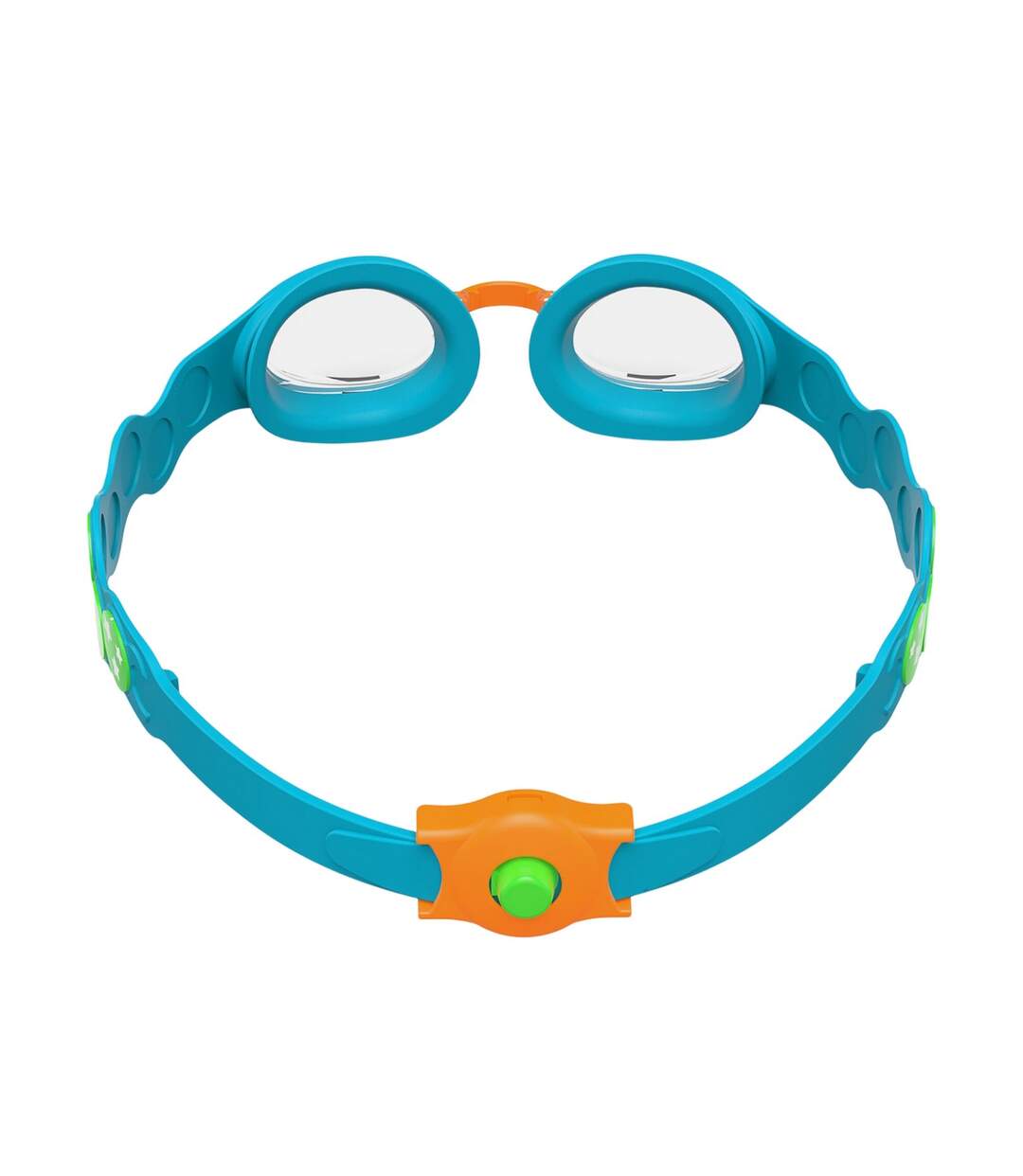 Lunettes De Natation Sea Squad Enfant Bleu Vert Orange Transparent Speedo-2