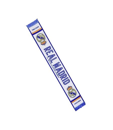 Écharpe Taille Unique Bleu Blanc Real Madrid CF