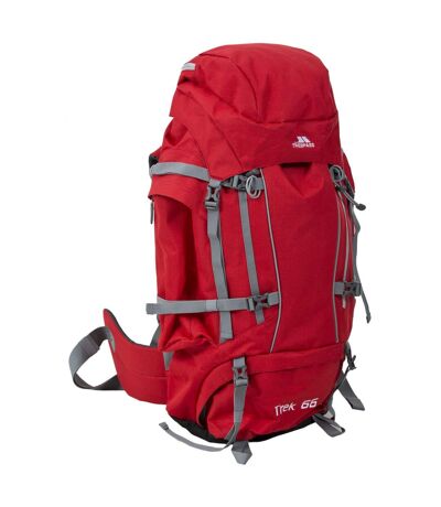 Trespass Trek 66 Backpack/Rucksack (66 Liters) (Red Tone) (One Size)