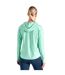 Sweat à capuche sprint city femme vert menthe chiné Dare 2b