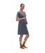 Womens/ladies Stars Jersey Maternity Nightdress Stormy Weather Mamalicious-1