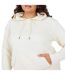 Sweat À Capuche Manches Longues Motif/style Uni Femme Crème Brave Soul-4