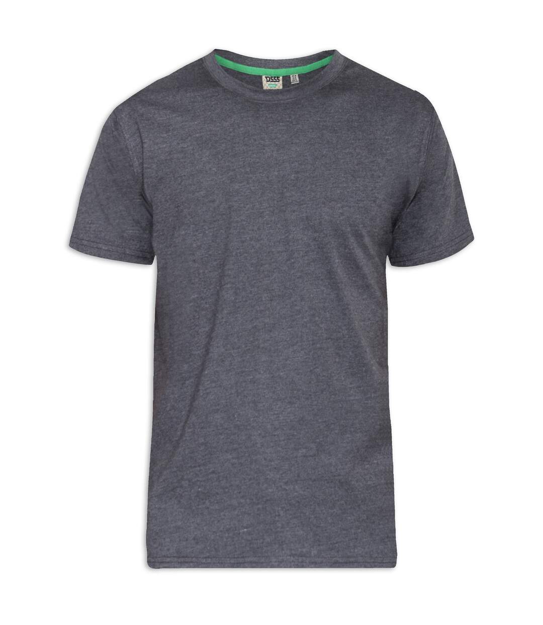 Duke Mens Flyers-2 Crew Neck T-Shirt (Charcoal Melange) - UTDC165-1