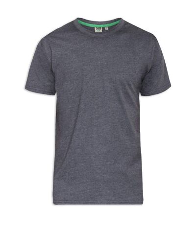 Duke Mens Flyers-2 Crew Neck T-Shirt (Charcoal Melange) - UTDC165
