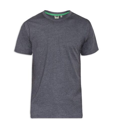 Duke Mens Flyers-2 Crew Neck T-Shirt (Charcoal Melange) - UTDC165