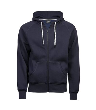 Tee Jays Mens Fashion Zip Hooded Sweatshirt (Navy) - UTPC4096