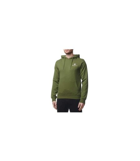 Mens Active Big Logo Hoodie Green Aquascutum