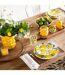 Lot de 6 Assiettes à Dessert Citrons 19cm Multicolore-4