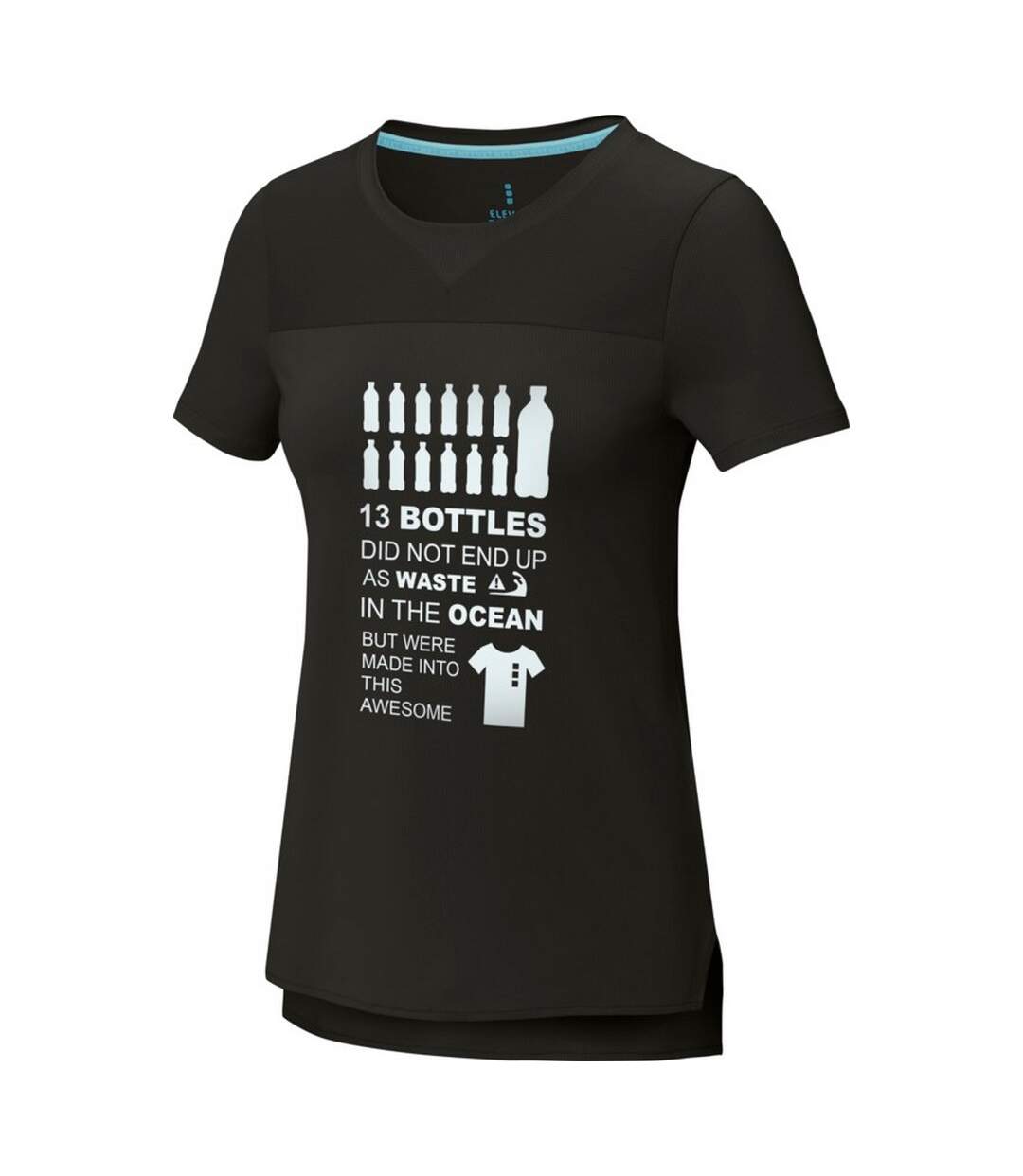 T-shirt borax femme noir Elevate NXT