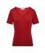 T-shirt rouge femme morgan diwis-2