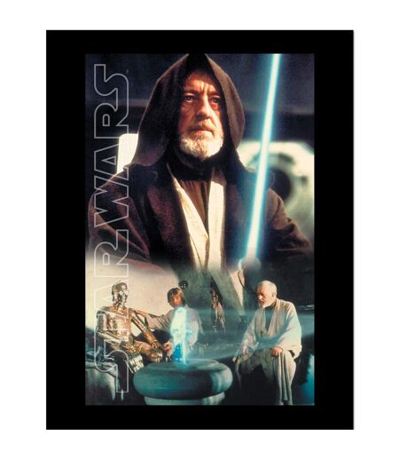 Star Wars - Poster encadré OBI KEY ART (Multicolore) (40 cm x 30 cm) - UTPM8728
