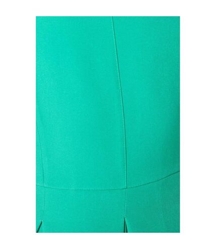 Womens/ladies detail seams midi dress green Principles