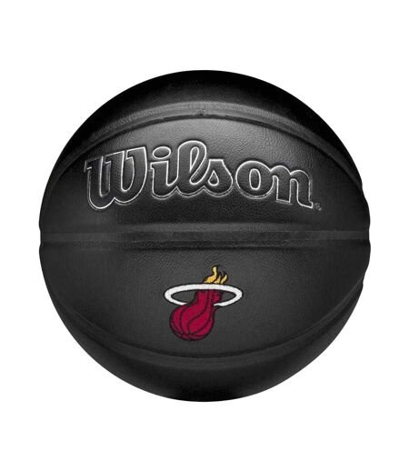 Ballon De Basket Motif/style Miami Heat Nba Team Premiere Taille 7 Noir Wilson