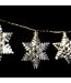Guirlande intérieure de Noël LED étoile Xmas - L. 135 cm - Or