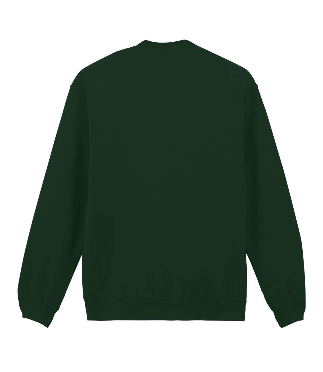 Sweat Uni Col Ras-du-cou Softstyle Adulte Vert Foncé Gildan-4