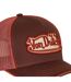 Casquette baseball avec filet et écusson brodé Corail Vondutch-3