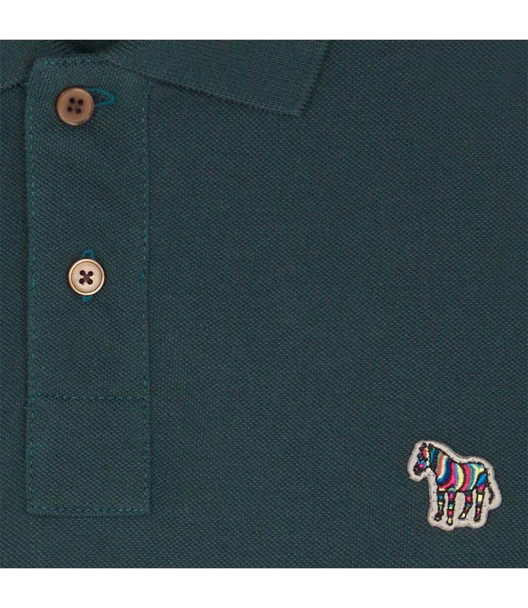 Polo Motif/style Zèbre Homme Vert Paul Smith-3