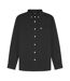 Mens Embroidered Logo Oxford Shirt Black Lyle & Scott-2