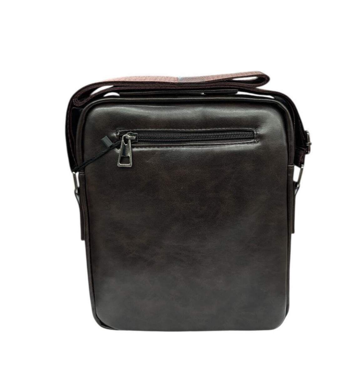 Sacoche en simili cuir marron pour homme - Finition soignée et style intemporel-2