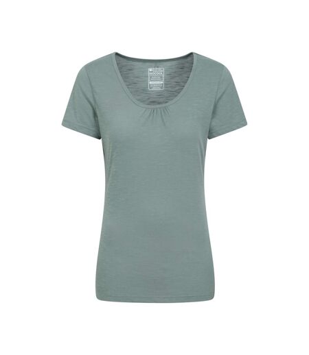 T-shirt Agra Femme Vert Kaki Mountain Warehouse