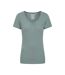 T-shirt Agra Femme Vert Kaki Mountain Warehouse-1