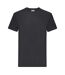 T-shirt super premium adulte noir Fruit of the Loom