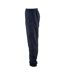 Unisex adult cuffed tracksuit bottoms navy Tombo