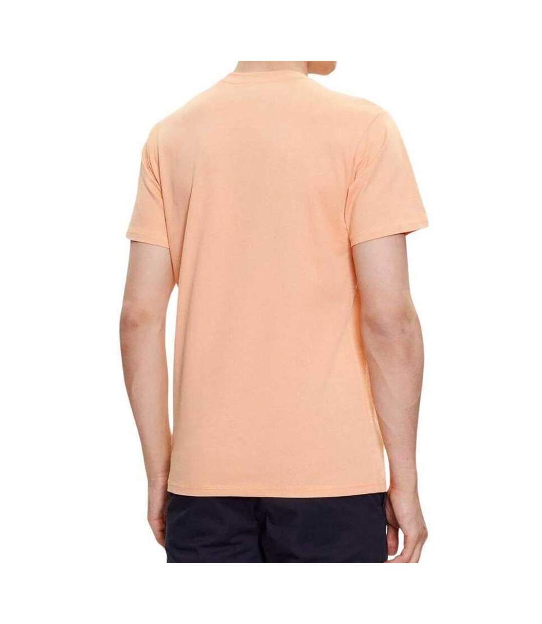 T-shirt Motif/style Logo Homme Orange Guess-2