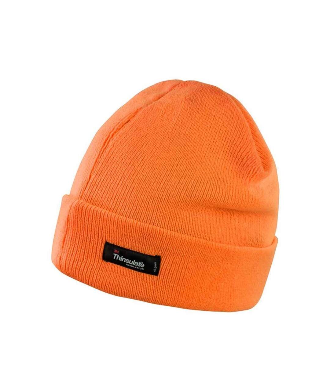 Bonnet d´hiver orange fluo Result Winter Essentials-1