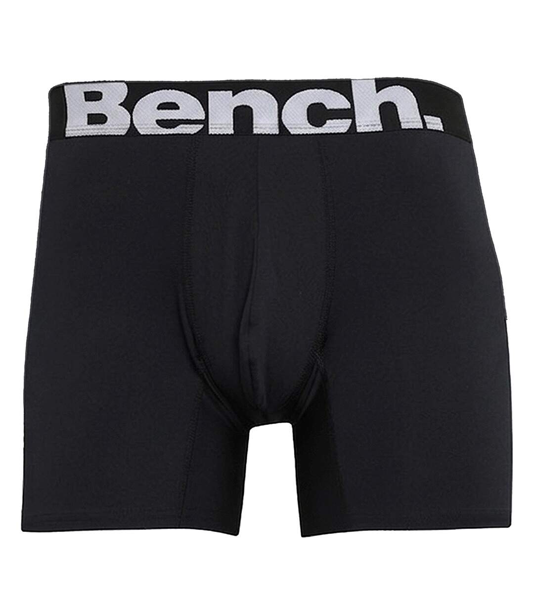 Bench - Lot de 5 boxers homme Cromal microfibre noire sous-vêtements-2