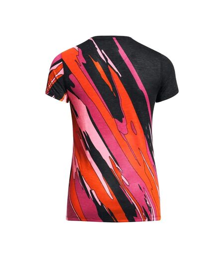 T-shirt manches courtes pro runner femme noir Under Armour