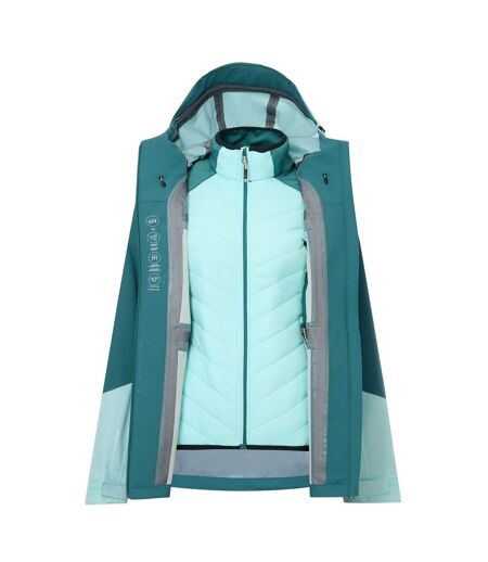 Veste Motif/style 3-en-1 Carletta Femme Vert Sarcelle Regatta