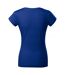 Womens/ladies V Neck Fitted T-shirt Royal Blue Malfini-2