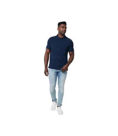 Mens Yosemite Pique Polo Shirt Navy Iqoniq