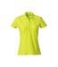 Clique Womens/Ladies Plain Polo Shirt (Visibility Green) - UTUB420