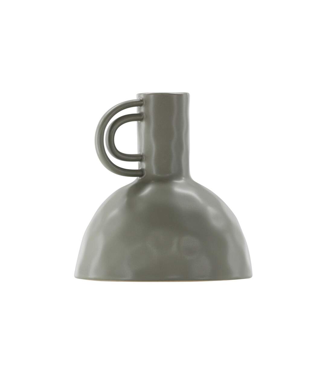 Vase Design en Céramique Vivi 25cm Gris Foncé-1