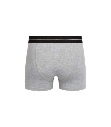 Crosshatch Mens Ambek Boxer Shorts (Pack of 2) (Grey Marl) - UTBG861