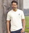 4 darabos, V-nyakú Eagle Park póló szett Atlas For Men