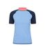 Womens/ladies Uv Protection Rash Guard Pale Blue Mountain Warehouse-1
