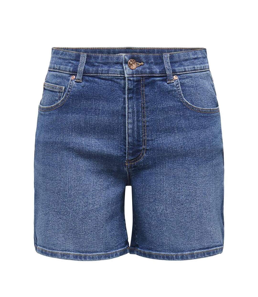 Short bleu moyen femme only carrie-1