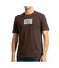 T-Shirt marron homme calvin klein jeans boxed-1