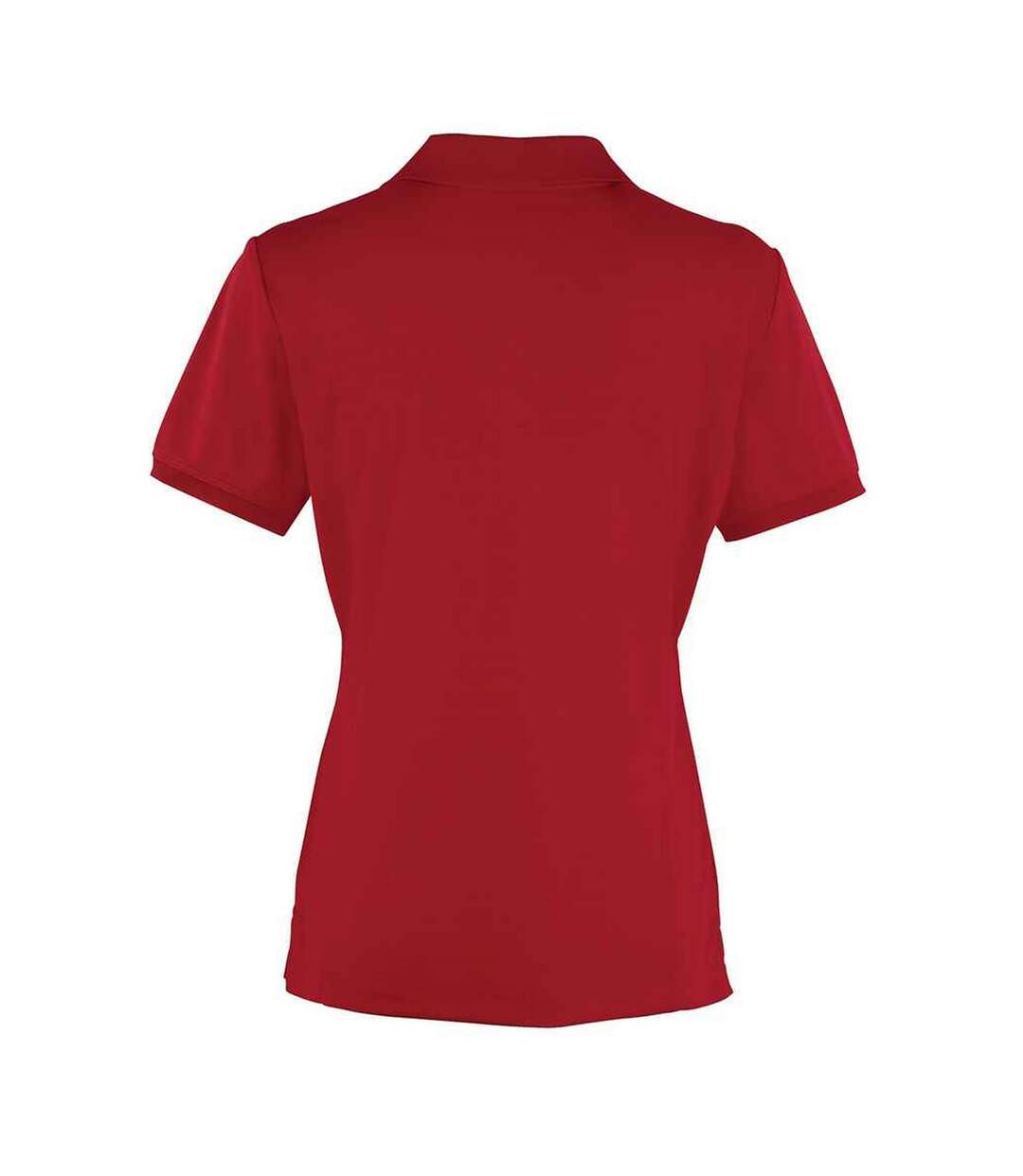 Polo coolchecker femme bordeaux Premier