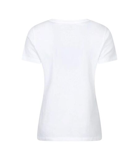 Womens/ladies Edinburgh Relaxed Fit T-shirt White Mountain Warehouse
