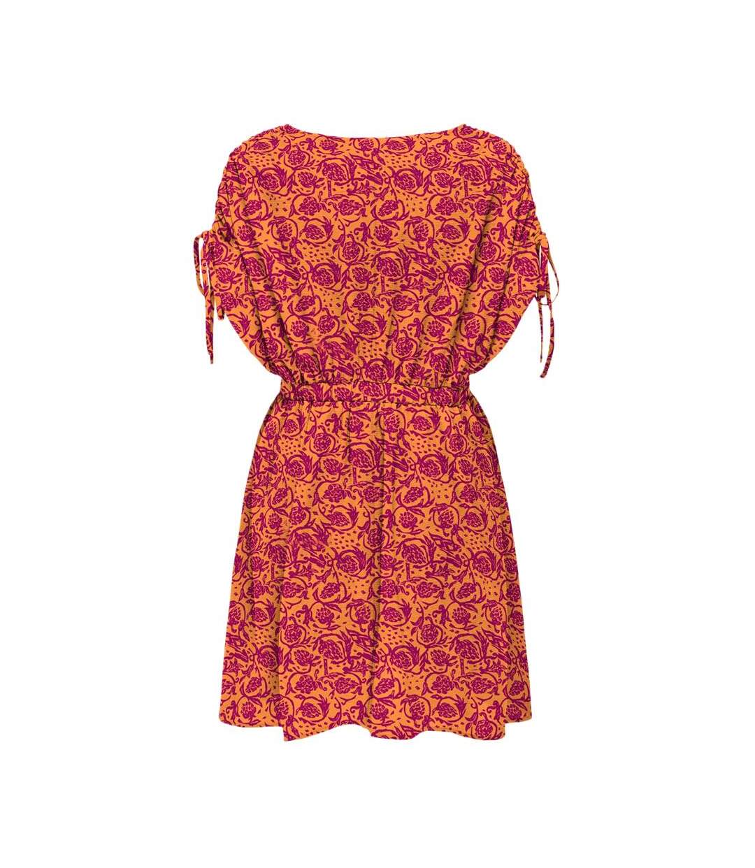 Robe rose/orange femme only nova - s-2