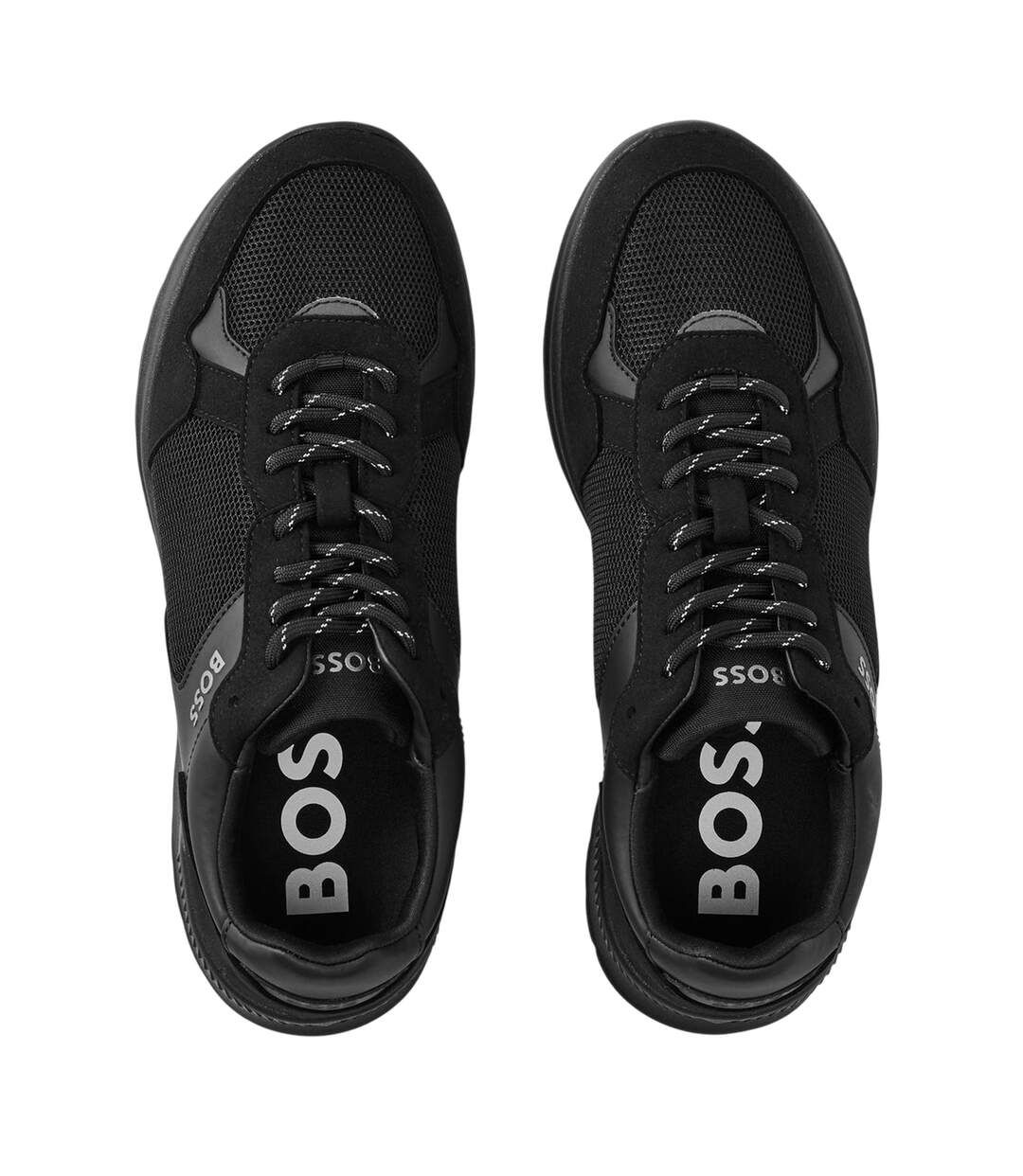 Mens Extreme Logo Trainers Black Boss-3