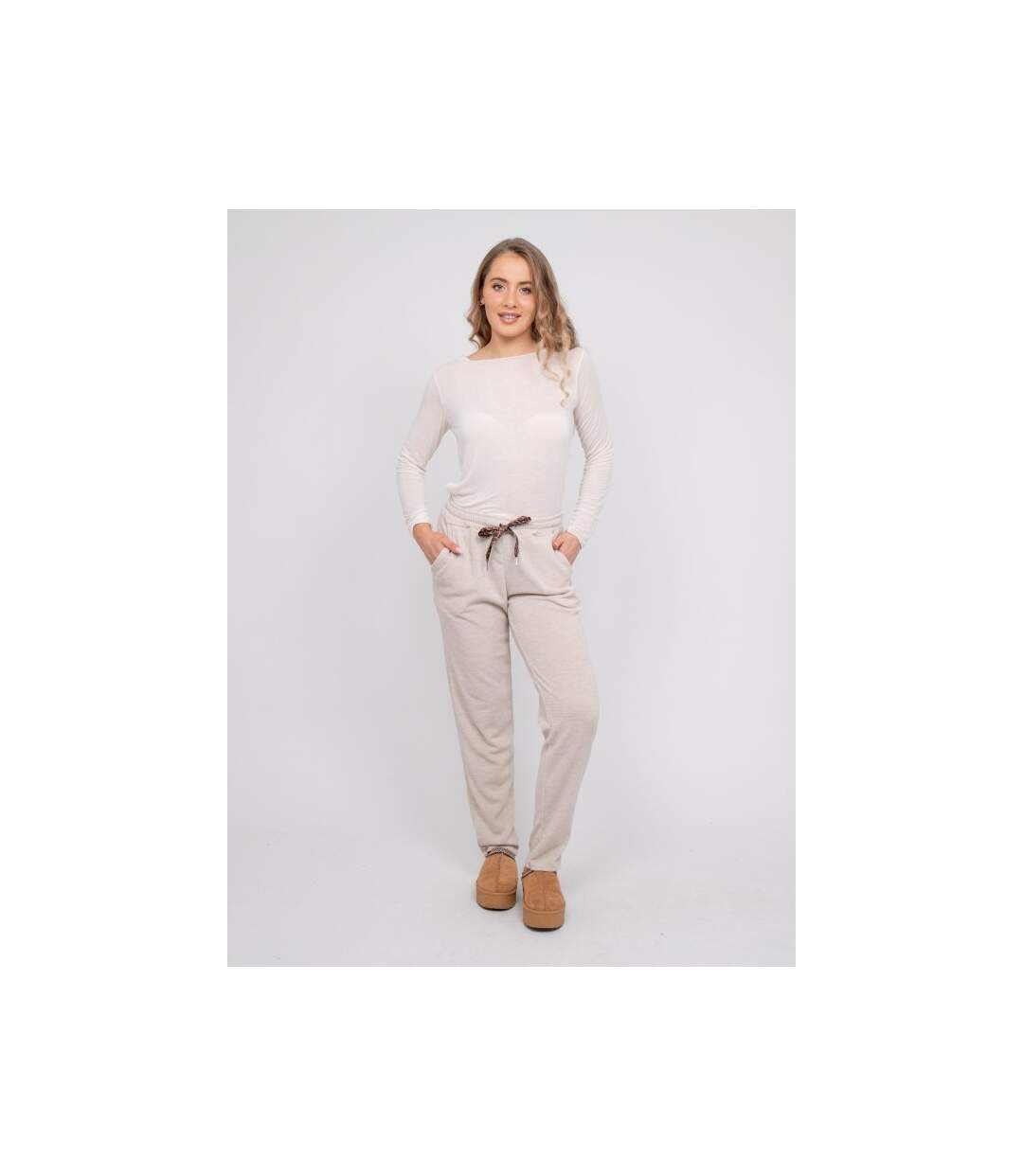 Pantalon jogging maille ELDORA - Dona X Lisa-4