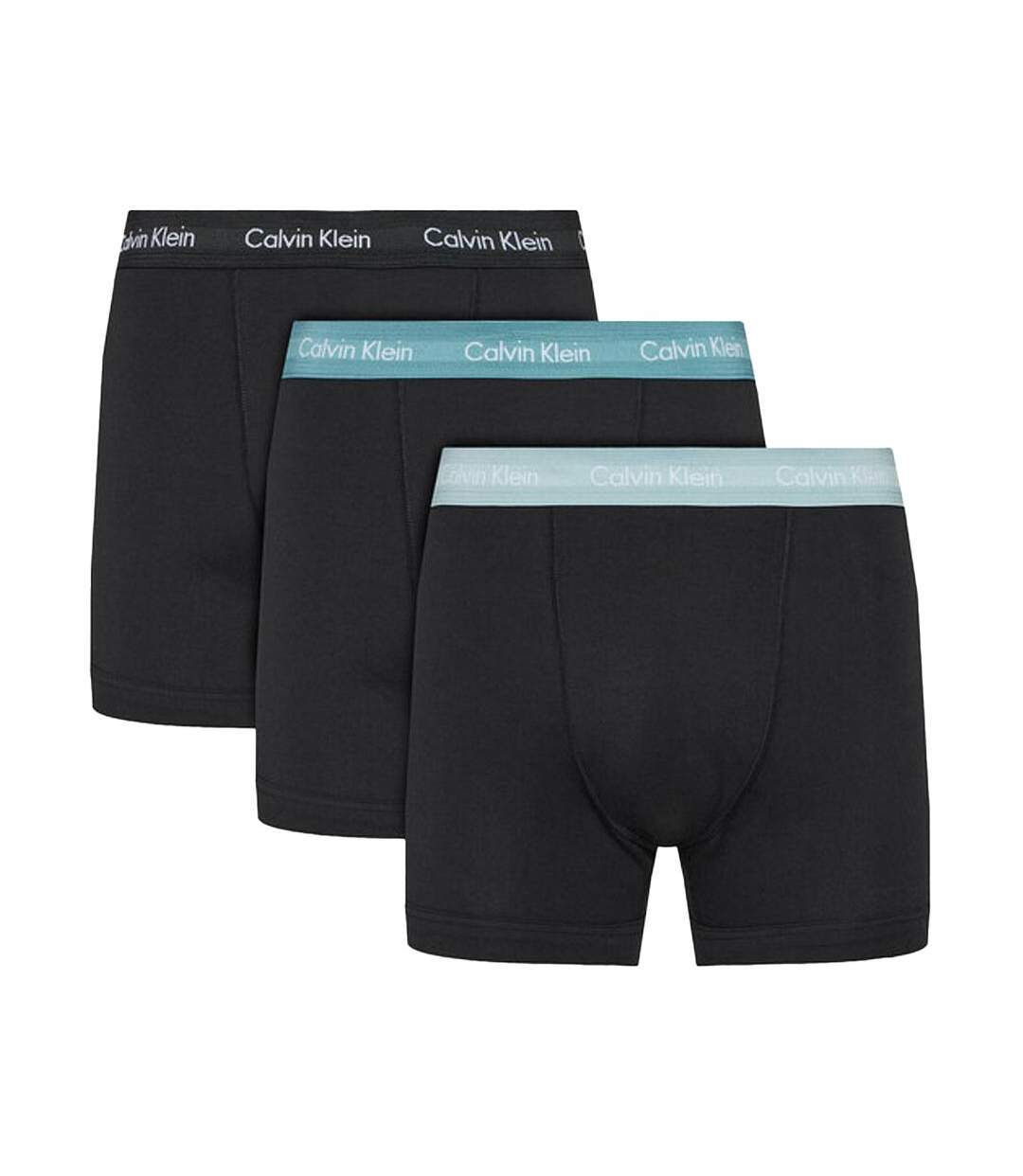 X3 Boxers Noir/Bleu Homme Calvin Klein Jeans Trunk 3p - L-1