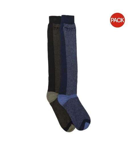 Ensemble chaussettes pour bottes pro homme bleu / noir Regatta