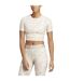 T-shirt femme taupe Adidas-3
